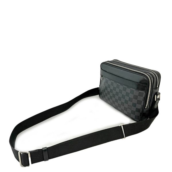 imgrc0086153740 Louis Vuitton Trocadero Messenger Damier Graphite Crossbody Bag RFID Casual Black Grey