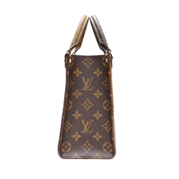 imgrc0086158172 Louis Vuitton On the Go PM Monogram Giant Tote Bag Brown