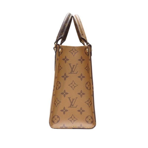 imgrc0086158173 Louis Vuitton On the Go PM Monogram Giant Tote Bag Brown