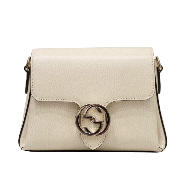 imgrc0086203024 Gucci Interlocking G Chain Shoulder Bag Leather Crossbody Bag Ivory