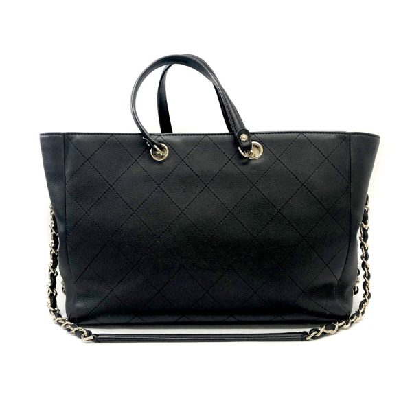 imgrc0086218210 Chanel 2way Tote Bag Matelasse Black