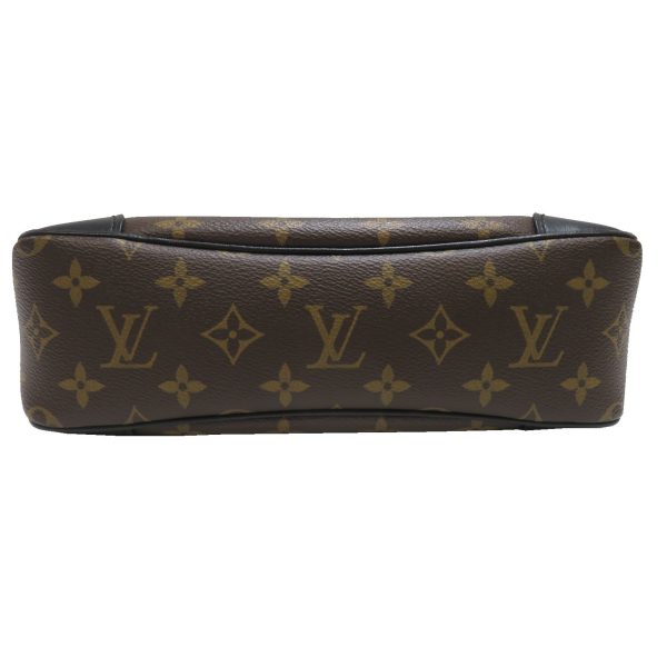 imgrc0086233728 LOUIS VUITTON Odeon NM PM Shoulder Bag Brown Black Monogram Canvas PVC