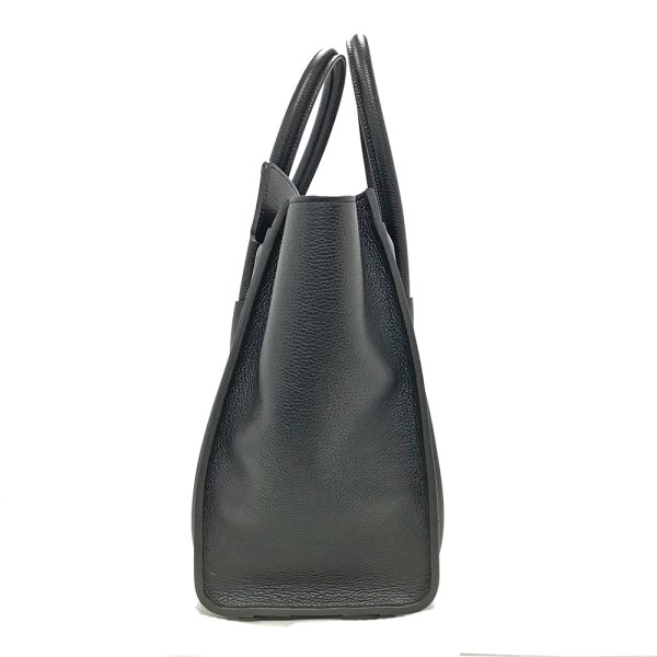 imgrc0086260029 Celine Luggage Micro Shopper Leather Tote Bag Black