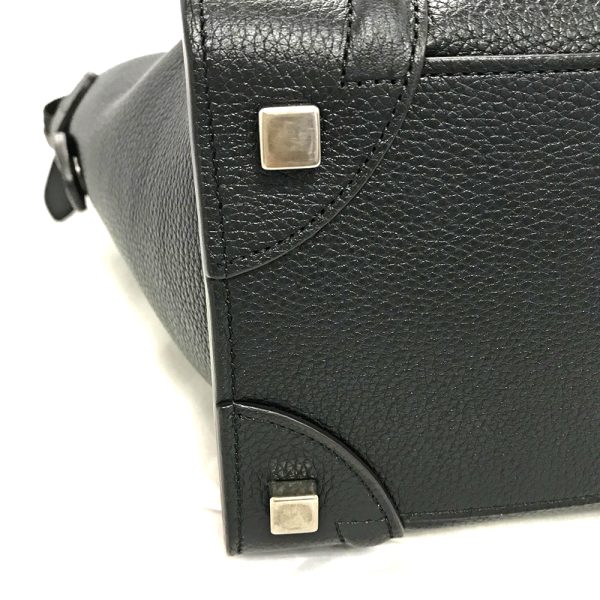 imgrc0086260039 Celine Luggage Micro Shopper Leather Tote Bag Black