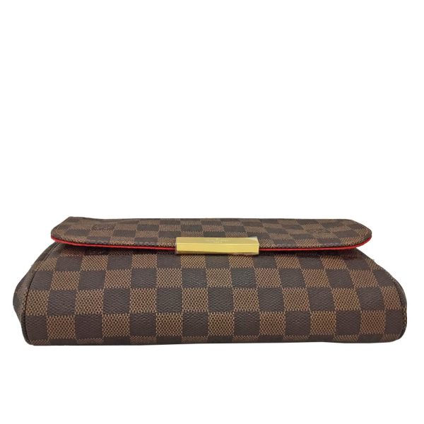 imgrc0086627136 Louis Vuitton Favorite PM Damier Ebene Handbag Chain Shoulder Bag Brown