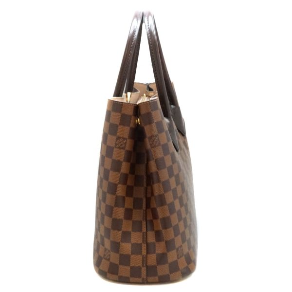 imgrc0087980854 Louis Vuitton Kensington handbag tote bag Damier canvas brown gold hardware