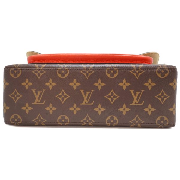 imgrc0088176977 Louis Vuitton Marignan Handbag Shoulder Bag Monogram Canvas Brown Red Gold Hardware