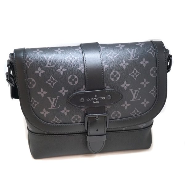 imgrc0088625207 Louis Vuitton Saumur Messenger Monogram Eclipse Shoulder Bag Black