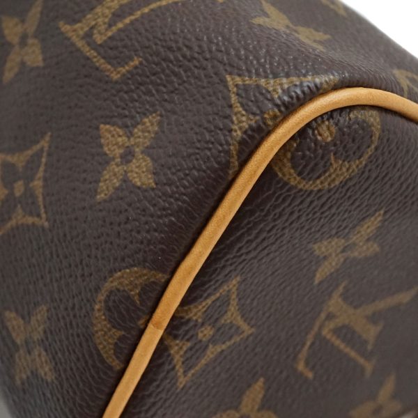 imgrc0088995719 Louis Vuitton Nano Speedy Monogram Canvas Boston Handbag Crossbody Shoulder Bag Brown