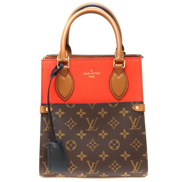 imgrc0090796051 Louis Vuitton Fold Tote PM 2WAY Monogram Handbag Brown