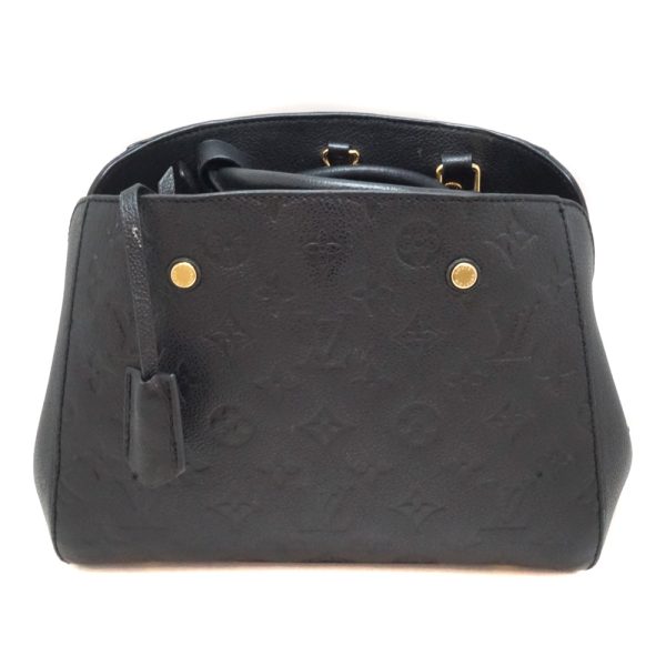 imgrc0091061134 1 Louis Vuitton Montaigne BB 2WAY Monogram Handbag Black