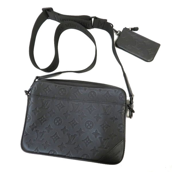 imgrc0091199028 Louis Vuitton Duo Messenger Leather Crossbody Shoulder Bag Noir Black