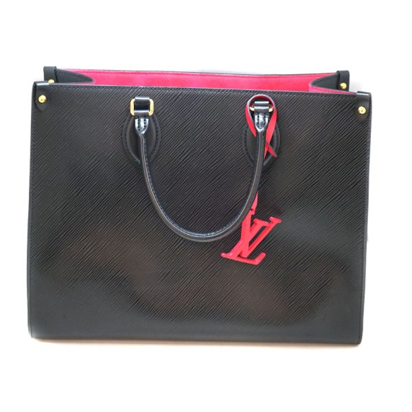 imgrc0091681115 Louis Vuitton On the Go MM Tote Bag 2WAY Black x Pink Epi Bag