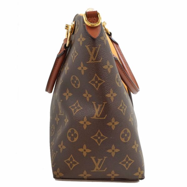 imgrc0091730668 Louis Vuitton V Tote MM Monogram Canvas Handbag Shoulder Bag 2WAY Brown