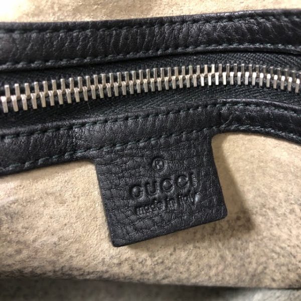 imgrc0092644943 Gucci Leather Tote Bag Black