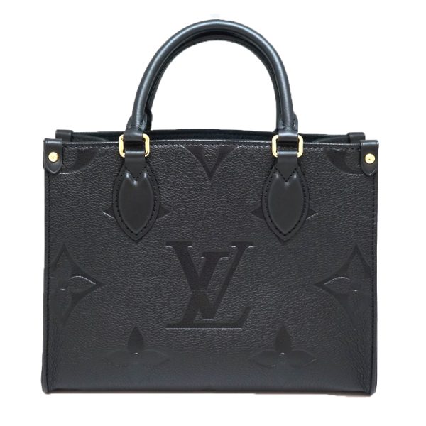 imgrc0092967570 Louis Vuitton On the Go PM Monogram Empreinte Hand Bag Black