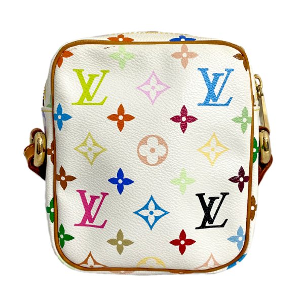 imgrc0093650146 Louis Vuitton Rift Multicolor Monogram PVC Leather Shoulder Bag Bron White