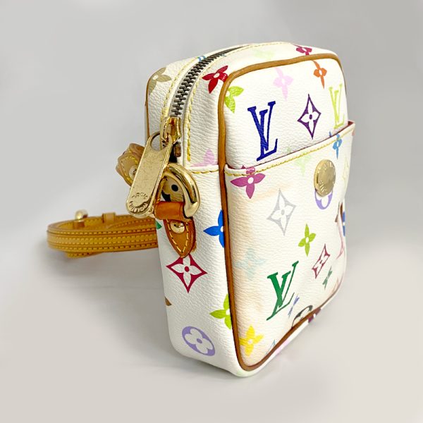 imgrc0093650149 Louis Vuitton Rift Multicolor Monogram PVC Leather Shoulder Bag Bron White