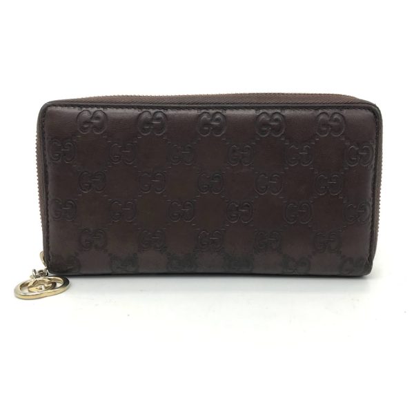 imgrc0094480680 Gucci aRound zipper long wallet Brown