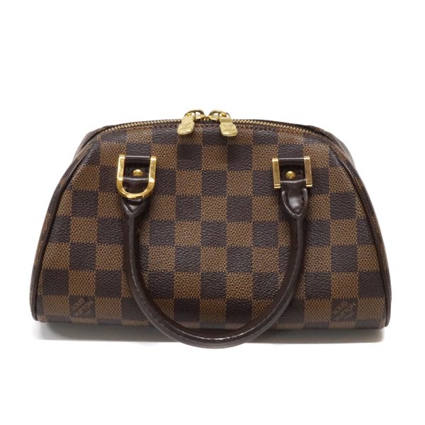 imgrc0095636102 Louis Vuitton N41436 PVC Leather Rivera Mini 2WAY Handbag Damier Brown