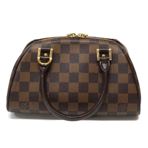 imgrc0095636104 Louis Vuitton N41436 PVC Leather Rivera Mini 2WAY Handbag Damier Brown