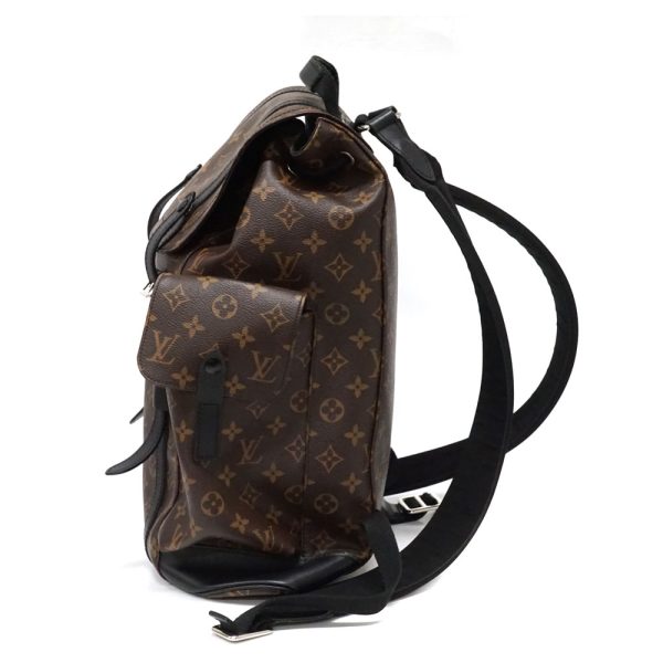 imgrc0096400516 Louis Vuitton Christopher MM Monogram Macassar Backpack Brown