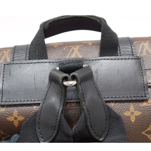 imgrc0096400518 Louis Vuitton Christopher MM Monogram Macassar Backpack Brown