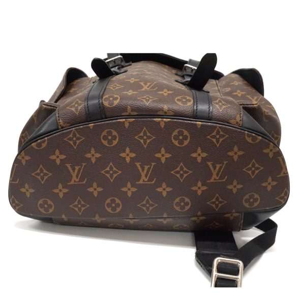 imgrc0096400519 Louis Vuitton Christopher MM Monogram Macassar Backpack Brown