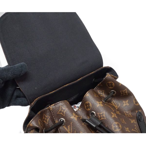 imgrc0096400525 Louis Vuitton Christopher MM Monogram Macassar Backpack Brown