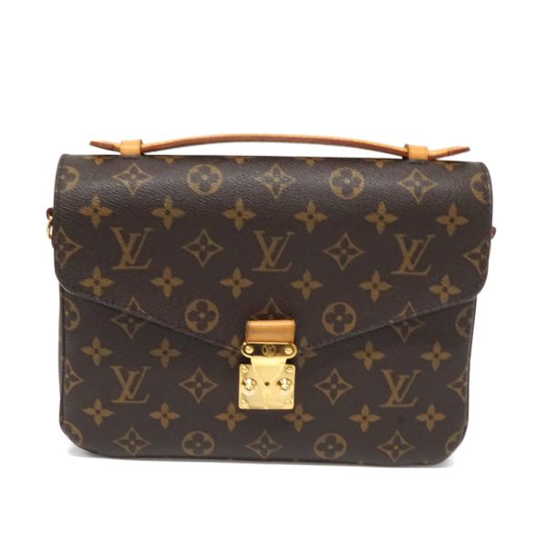 imgrc0096619473 Louis Vuitton Pochette Metis MM 2way Monogram Handbag Brown