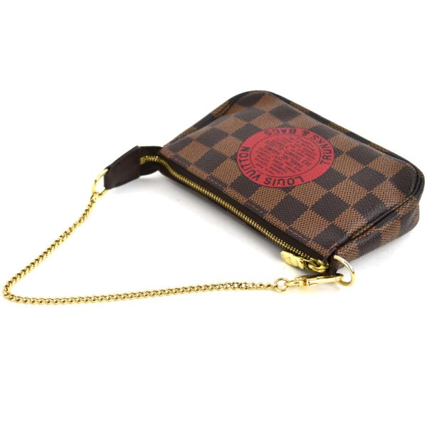 imgrc0097952653 Louis Vuitton Mini Pochette Bag Pouch Chain Damier Ebene