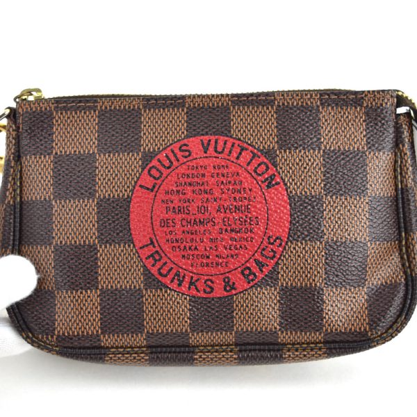 imgrc0097952654 Louis Vuitton Mini Pochette Bag Pouch Chain Damier Ebene