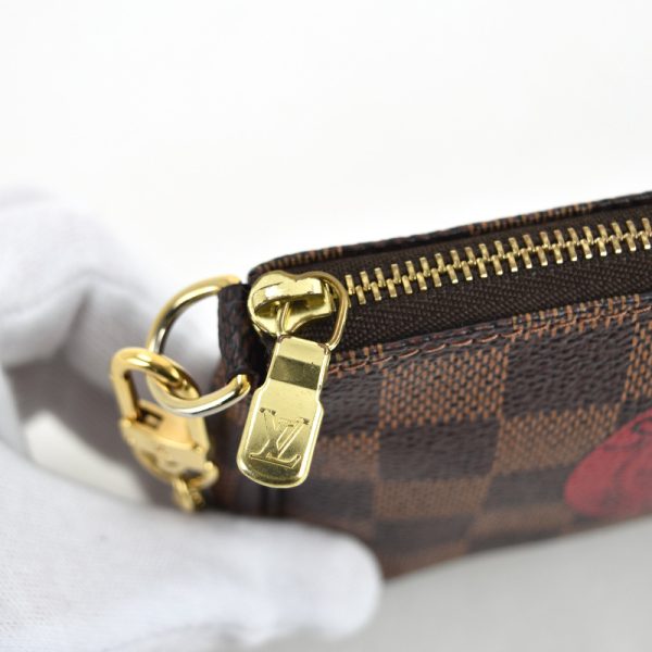 imgrc0097952655 Louis Vuitton Mini Pochette Bag Pouch Chain Damier Ebene