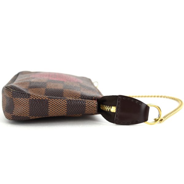 imgrc0097954814 Louis Vuitton Mini Pochette Bag Pouch Chain Damier Ebene