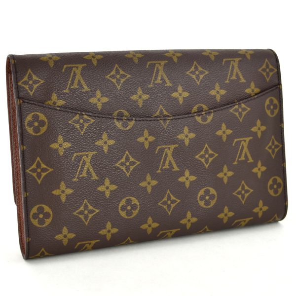 imgrc0098246913 Louis Vuitton Monogram Bordeaux 2way Shoulder Clutch Bag Brown