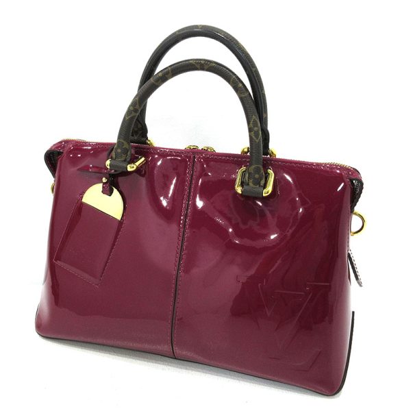 imgrc0098483342 Louis Vuitton Miroir Monogram Vernis Leather Tote Bag Red