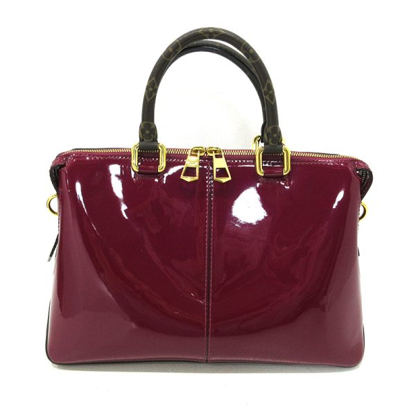 imgrc0098483343 Louis Vuitton Miroir Monogram Vernis Leather Tote Bag Red