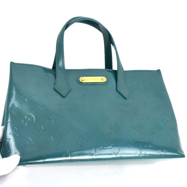 imgrc0098553384 Louis Vuitton Vernis Wilshire Boulevard tote handbag Blue Galactic