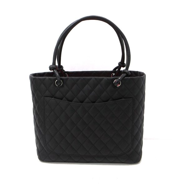 imgrc0099066574 Chanel Cambon Line Tote Bag Black