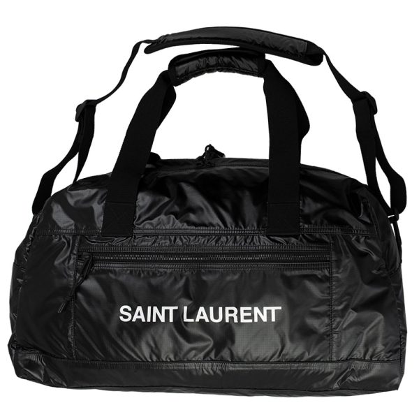 imgrc0099086606 Saint Laurent Boston Bag Duffel Bag Shoulder Strap Nylon Black