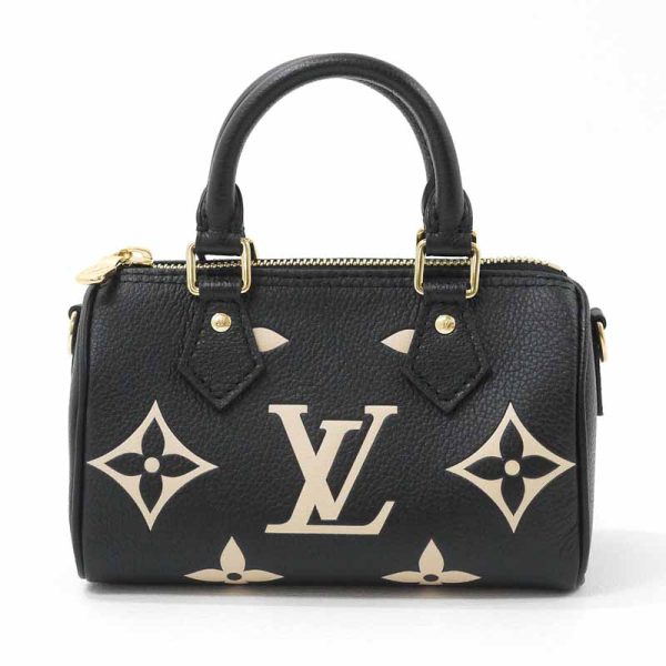 imgrc0099262628 Louis Vuitton Nano Speedy Monogram Empreinte 2way Mini Shoulder Bag Black