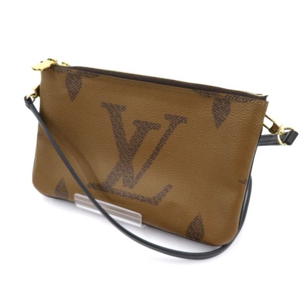 imgrc0099348059 Louis Vuitton Pochette Double Zip Monogram Giant Shoulder Bag Brown