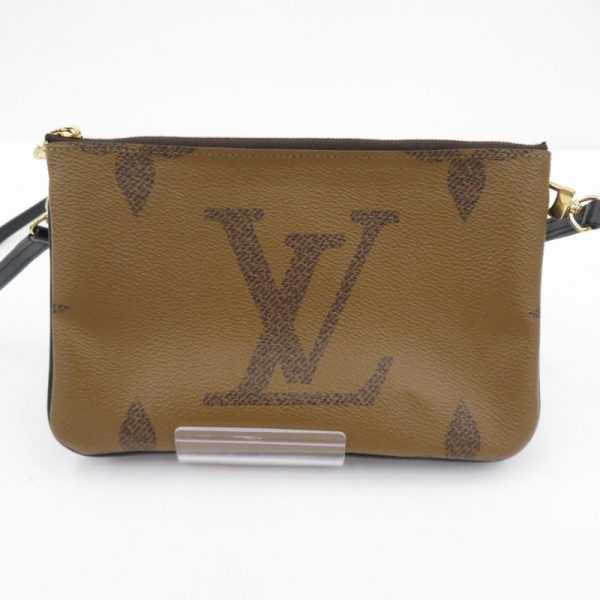 imgrc0099348060 Louis Vuitton Pochette Double Zip Monogram Giant Shoulder Bag Brown