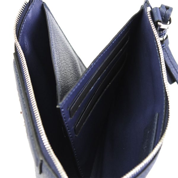 imgrc0113154683 Givenchy Antigona Crossbody Pouch Leather Bleu Nuit Navy Blue