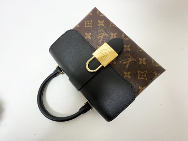 imgrc0115625636 Louis Vuitton Monogram Locky BB Handbag Shoulder Bag Black