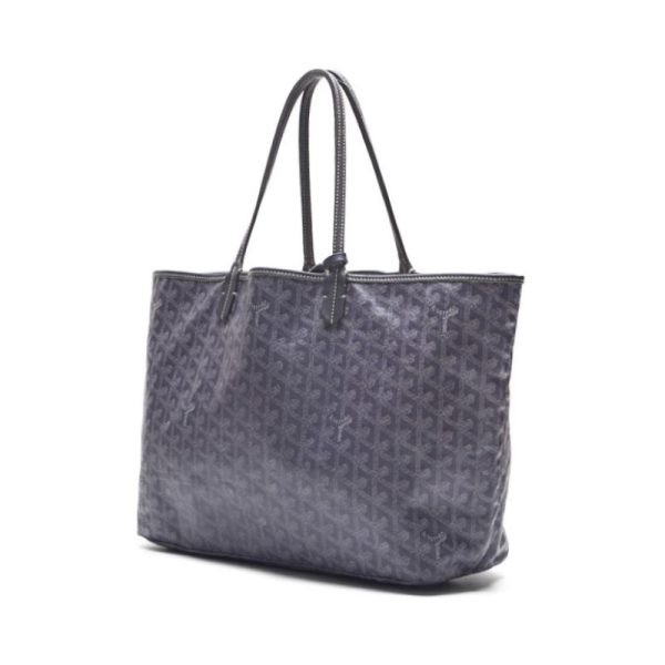 imgrc0126812145 Goyard Saint Louis PM Coated Canvas Tote Bag Shoulder Bag Gray