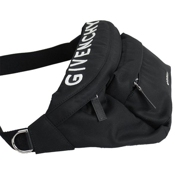 imgrc0143788714 Givenchy Body Bag Waist Bag Belt Bag Logo Embroidery Black