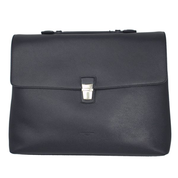 imgrc0165341977 Dolce Gabbana Business Bag Briefcase Strap Leather Black