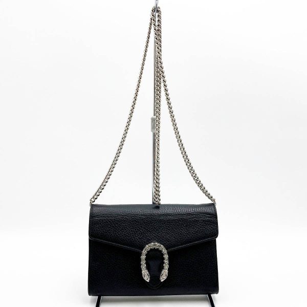 it1q8rtnkdcg 1 Gucci Dionysus Chain Shoulder Bag Black