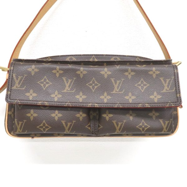 it319381 3 Louis Vuitton Monogram Vivacite Shoulder Bag Brown